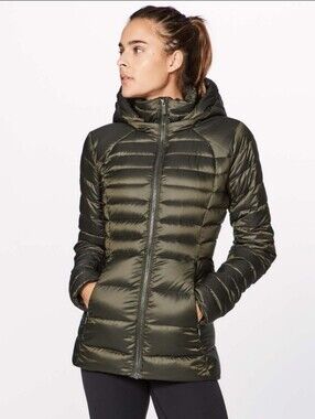 lululemon Down For It Jacket - Dark Olive
